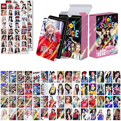 124PCS Laser Baby-M Photocards 2025 New Album Lomo Cards,Baby-M Cards for Gift and Fans Collection Black
