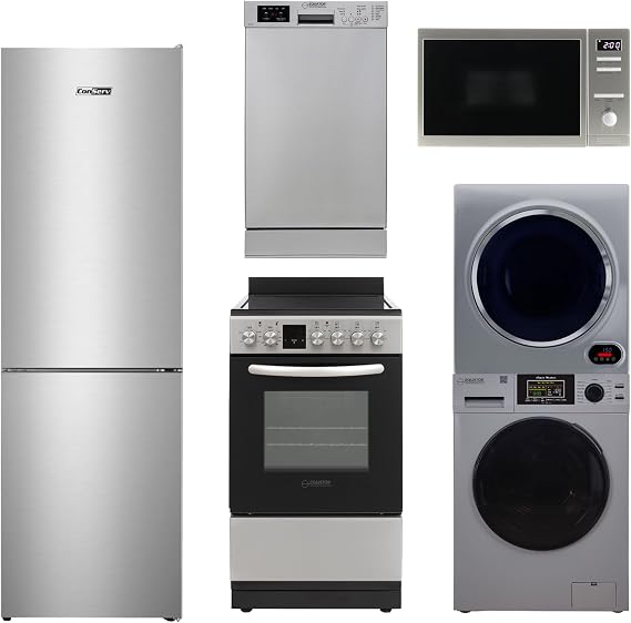 Equator TINY HOME COMPACT APPLIANCE PACK- Washer+Dryer+Dishwasher+Cooking Range+Refrigerator+Microwave