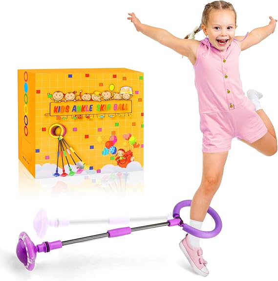Chridark Gifts for Girls Kids 3-8 Year Old Ankle Skip Ball for Girl Kids