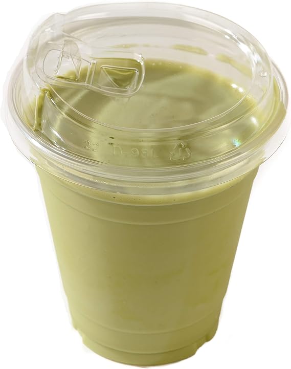 [250 PACK] 12 oz Cups | Iced Coffee Go Cups and Sip Through Lids | Cold Smoothie | Plastic Cups with Sip Through Lids | Clear Plastic Disposable Pet Cups | Ideal for Parfait, Juice, Soda, Party Cups