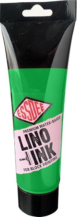 Essdee Block Printing Ink, Brilliant Green, 250ml