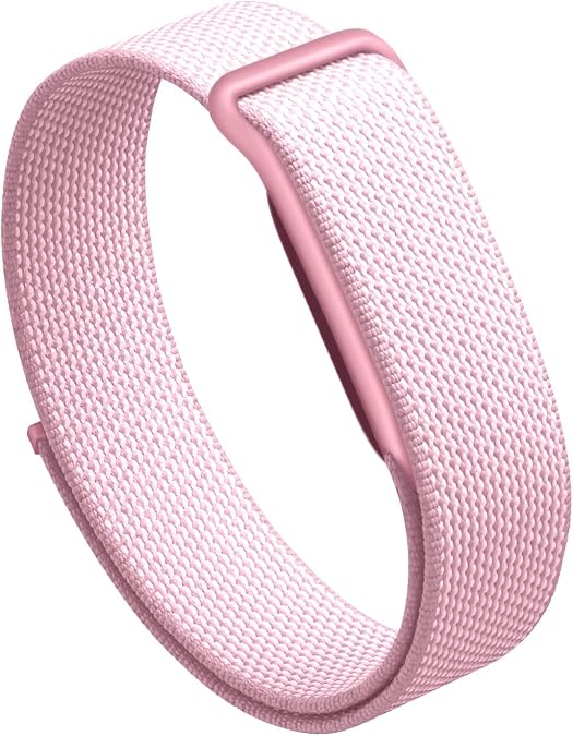 Adjustable Nylon Sport Band for Google Fitbits Air, Breathable Hook and Loop Woven Strap, Quick Dry Replacement Wristband, Sweat Resistant Accessory for Google Screenless Fitness Tracker