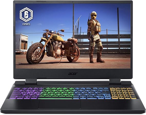 acer Nitro 5 15.6" Gaming Laptop FHD IPS 144Hz Intel Core i5-12500H 16GB RAM 512GB SSD NVIDIA GeForce RTX 4050 6GB Black