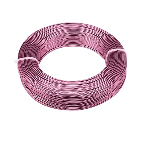 3mm Aluminum Craft Wire, 50 Feet 9 Gauge Bendable Anodized Metal Wire for Sculpting, Jewelry Making, Armature Making, Wire Weaving and Wrapping