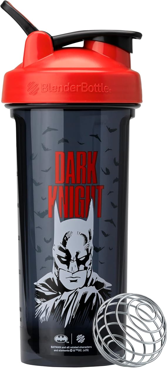 BlenderBottle Justice League ProSeries Tritan Shaker Bottle 28 oz Red/Black