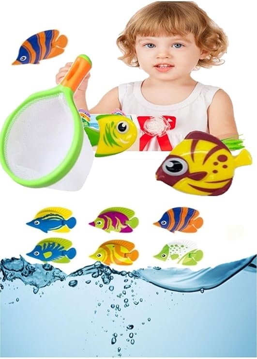 Hyd Oyuncak Fileli Balık Tutma Oyunu 7 Li Set