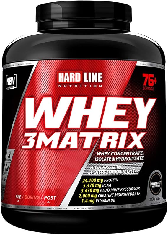 Hardline Nutrition Whey 3Matrix Muzlu 2300 Gr