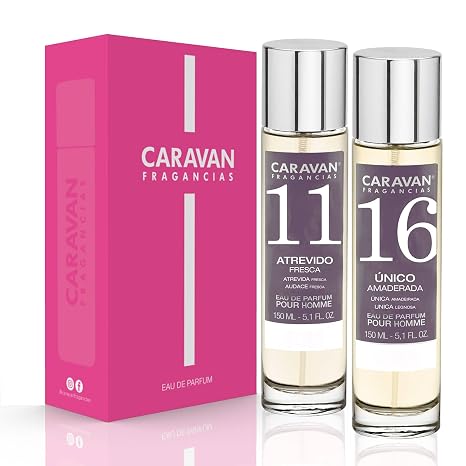 CARAVAN FRAGANCIAS Gift Box with 2 Perfumes 16 & 11 150ml for Men