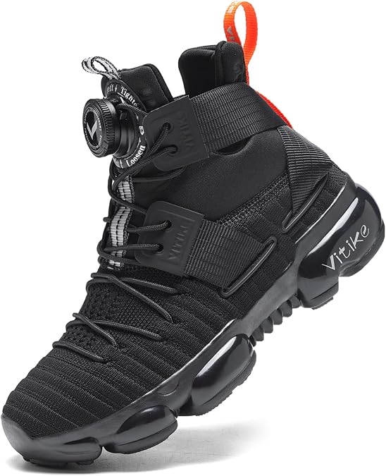 Boys Girls High-top Sneakers Breathable Sports Casual Shoes | Tennis Running Walking Athletic Outdoor School Lightweight Comfortable Fashion Cushion