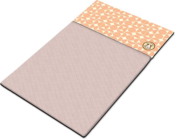 GuineaDad Premium Liner Fleece Guinea Pig Cage Liner Ultra-Plush Reusable Fleece Bedding with Waterproof Bottom Extra Absorbent Liner for 2x3 C&C Cage (Peach Pie)