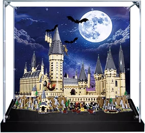 Acrylic Display Case for Lego 71043 Hogwarts Castle, Dustproof Storage Box, Transparent Display Box Compatible with Lego 71043 (Only Case, No Model)