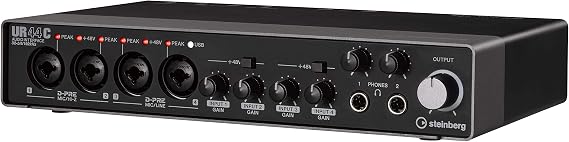 Steinberg UR44C 6x4 USB 3.0 Audio Interface with Cubase AI and Cubasis LE
