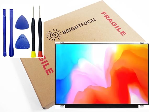 New Screen Replacement for DELL Inspiron 15-5000 Series 6HTP8 Non-Touch ONLY 30 PIN 15.6" HD WXGA Slim LED LCD Screen Display with Tool