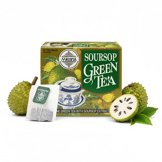 Mlesna Flavoured Green Tea, Sour Sop, 100g