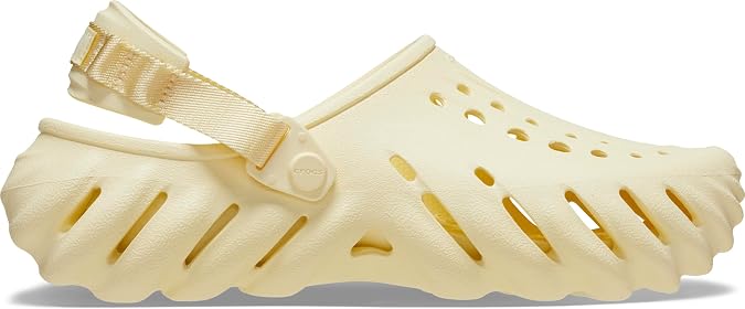 Crocs Unisex-Adult Echo Clog, Buttercream, 6 UK M/ 7 UK W (M7W9)