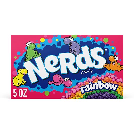 Nerds, Candy, Theater Box, Rainbow, Crunchy Fruity, 5 Ounce
