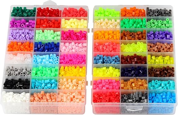 BANCHELLE 7600 PCS Fuse Beads Refills Bulk