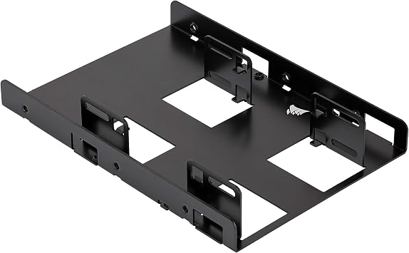 Corsair Dual SSD Mounting Bracket (3.5 Internal Drive Bay to 2.5", Easy Installation) Black