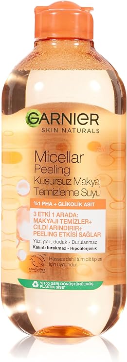 Garnier Micellar Peeling Kusursuz Makyaj Temizleme Suyu (400 ml)