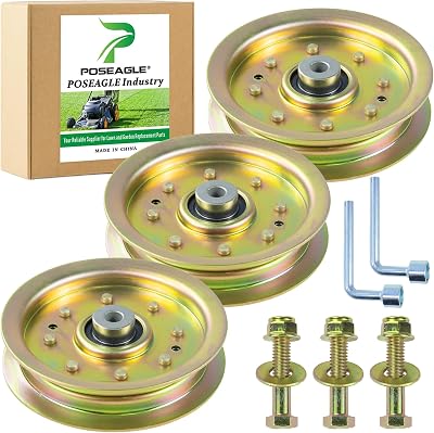 3 Pack 756-04129b Idler Pulley 4.25 Replace Troy Bilt Pulley 753-08171 Idler Pulley kit Cub Cadet 756-04129b Cub Cadet 756-04129 Idler Pulley MTD 756-04129 Pulley 956-04129 Pulley, 753-08068