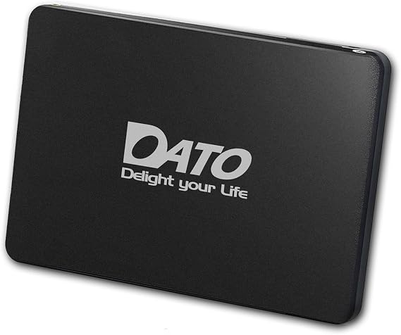 DATO SSD 512GB 2.5 Inch SATA3 6Gbps Internal High-Speed Solid State Drive, Max Read 535MB, Write 500MB, 3D NAND with SLC Cache, Compatible with Laptop and Desktop Replacement, 3-Year Manufacturer