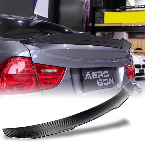 Real Carbon Fiber Trunk Spoiler for 2005-2012 BMW 3 Series E90 Sedan M3 E90