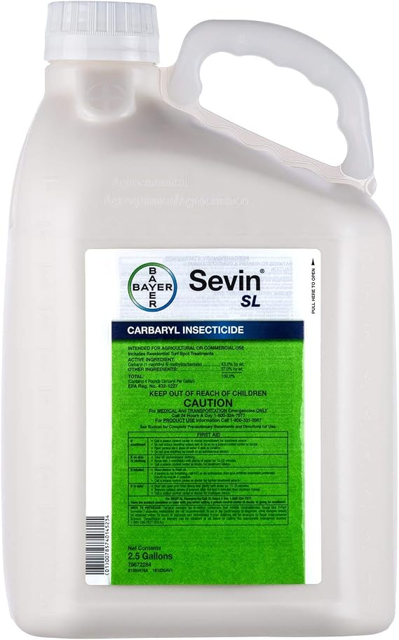 Sevin SL Carbaryl Insecticide 2.5 Gallon Jug 43% Carbaryl