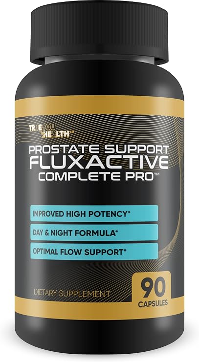 Prostate Support Fluxactive Complete Pro - Premium Prostate Formula with Panax Ginseng Promote T Prostate Health for Mens Health & Wellness - Aid Blood Flow & Stamina - Prostate Supplements for Men