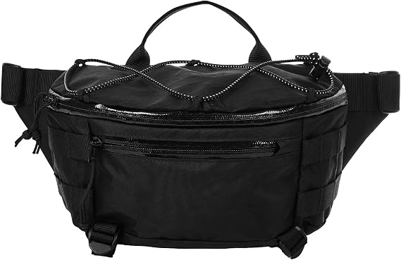 GEAR X-Pac 7L Sling Bag, Lightweight Crossbody Waist Pack with Fidlock Buckle & YKK Zippers for Commute/Outdoor (Black)