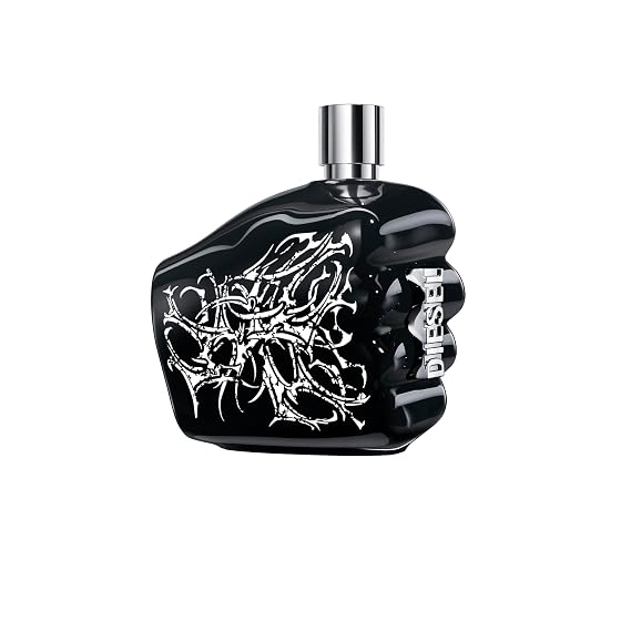 Diesel Only The Brave Tattoo, Eau de Toilette for Men, Woody Scent With Notes of Citrus, Sage, Pepper & Tobacco, 6.8 Fl. Oz.