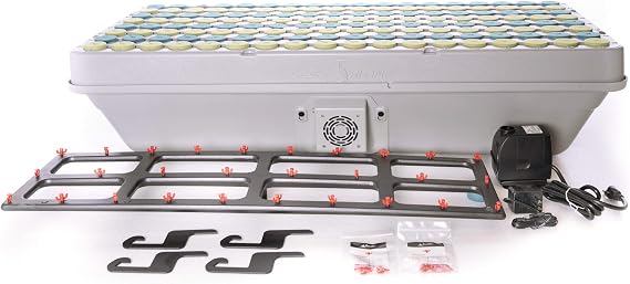 E144 Elite 144 Site Aeroponic Cloner & Klone Collars