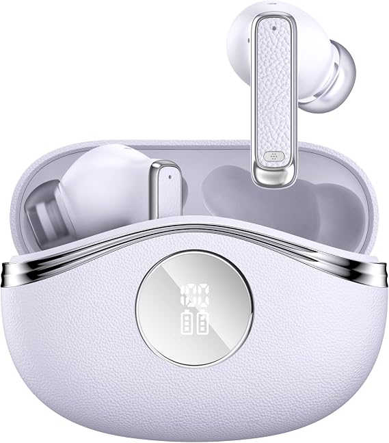 Bluetooth Wireless Earbuds, White