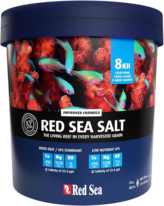 Red Sea Fish Pharm ARE11065 Coral Reef Marine Salt for Aquarium, 175-Gallon
