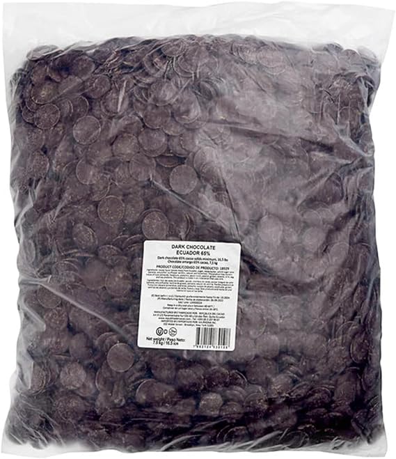 Republica del Cacao Ecuador 65% Dark Chocolate Couverture 33 lb. WS-409RDC18929-NF