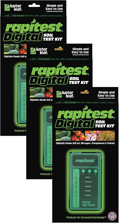 Luster Leaf 1605 Rapitest Digital Soil Testing Kit (Pack of 3)