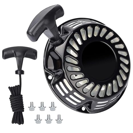 Pull Start Recoil Starter Replacement for Predator 212cc 196cc 6.5HP 7HP OHV Engine BT200X CT200U Go Kart Pit Bike Generator Lawnmower