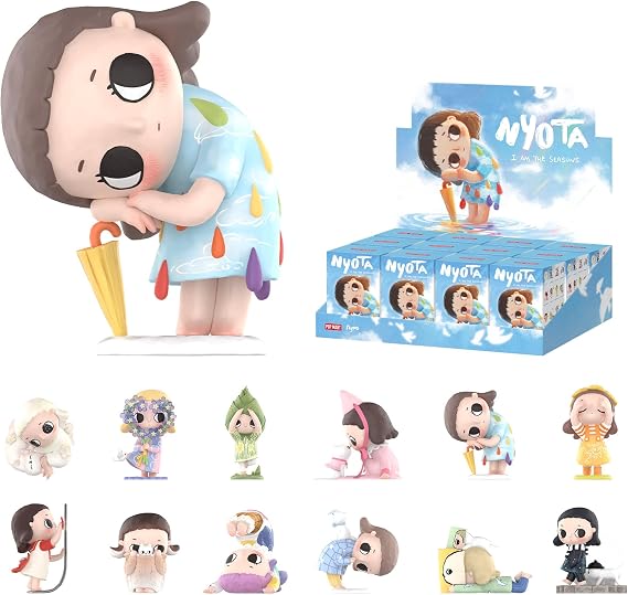 POP MART Nyota I Am The Seasons Series Blind Box Figures, Random Design Action Figures Collectible Toys Home Decorations, Holiday Birthday Gifts for Girls and Boys, Whole Set
