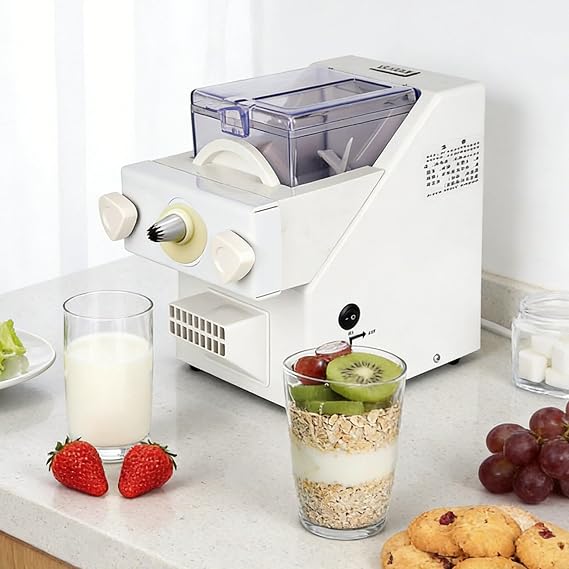 Electric Cookie Press Biscuit Maker, Automatic Cookies Making Machine, 50-60rpm/Min Speed 180w Electric DIY Baking Biscuit Maker with 8 Replaceable Nozzles & 6 Cookie