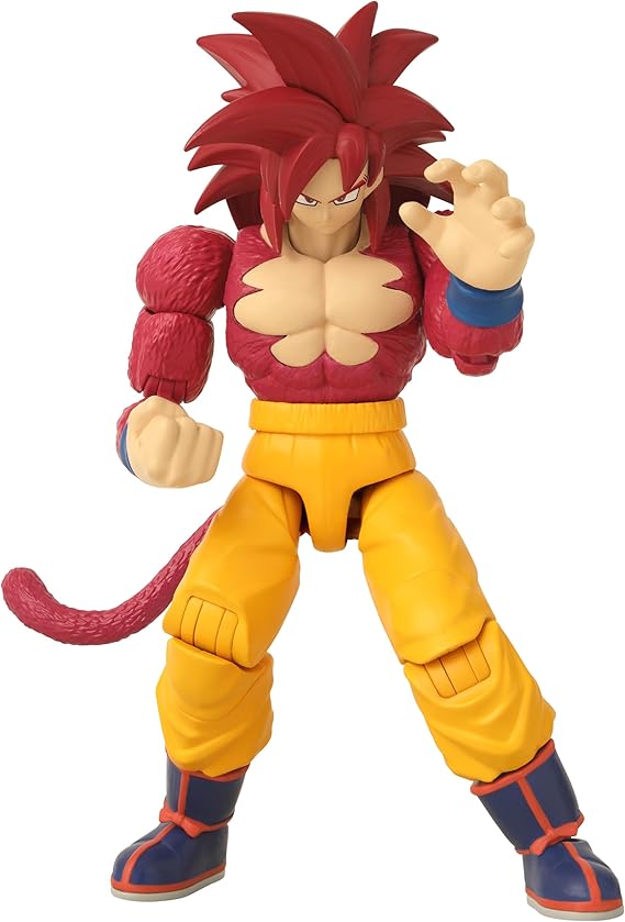 Dragon Stars Series - Dragon Ball DAIMA - Super Saiyan 4 Goku [DAIMA Ver.] 6.5" Action Figure | Dragonball Daima 6 Inch Action Figure Dragon Stars - Super Saiyan 4 Goku