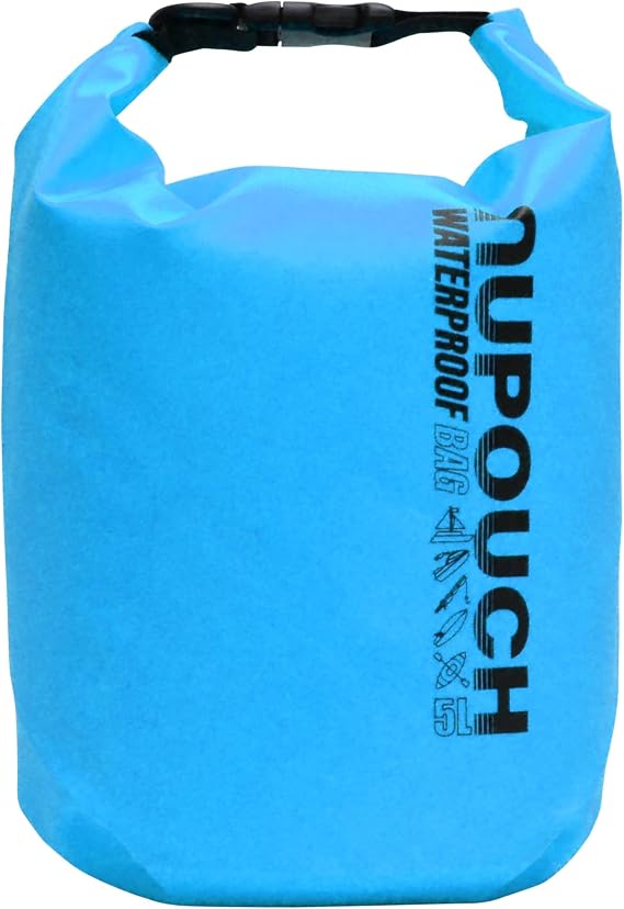 Nupouch Waterproof Dry Bag: 2L/5L/10L/20L Roll Top Lightweight Dry Storage Bag, Backpack for Travel, Swimming, Boating, Kayaking, Camping, or Beach