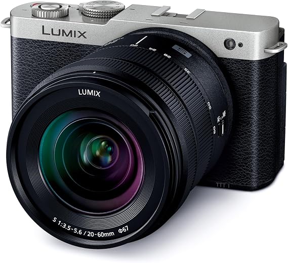 Panasonic LUMIX S9 Full Frame Camera with 20-60mm F3.5-5.6 L Mount Lens, DC-S9KS (Silver) (International Model)