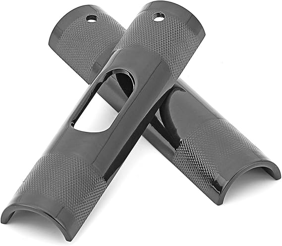 Wsays 1" to 1.25" Bar Handlebar Riser/Clamp Fit for Harley, Gloss Black