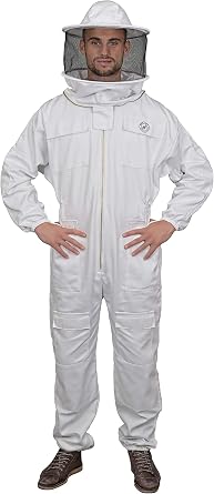 Humble Bee 410 Polycotton Beekeeping Suit with Round Veil