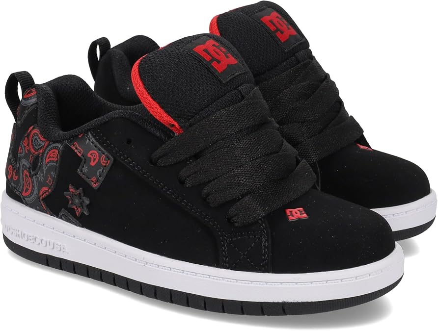 DC Kids Court Graffik Skate Shoe