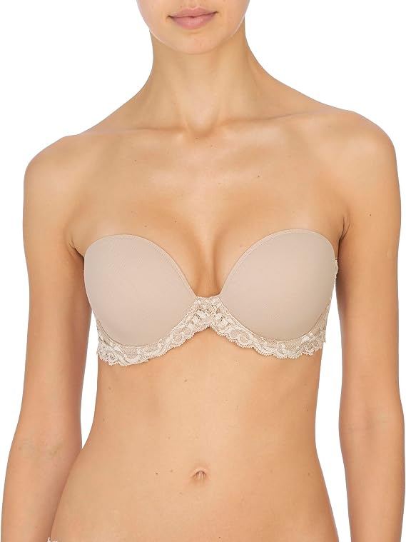 Natori Women's Feathers Strapless Plunge Multiway