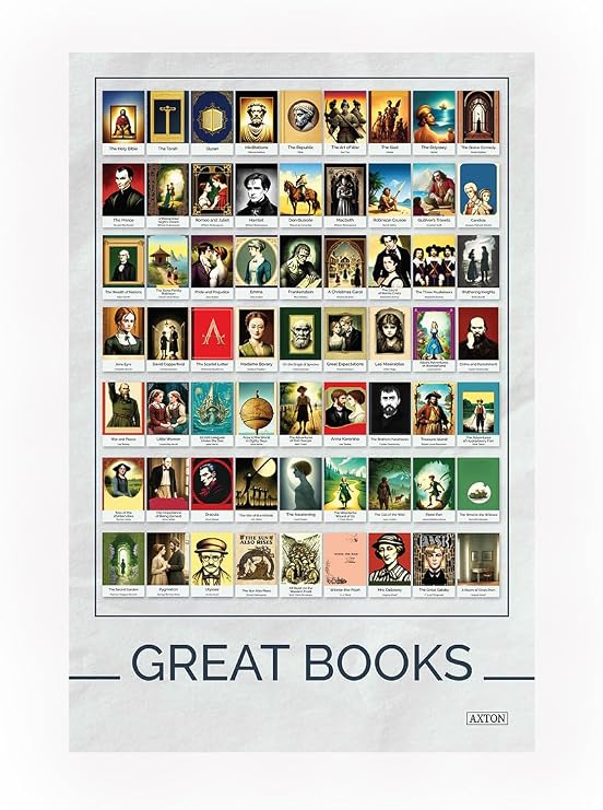 Axton Great Books Poster (12" x 18")