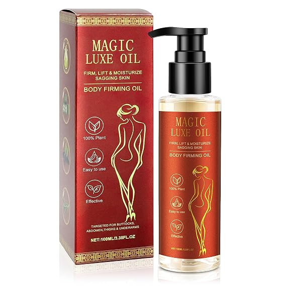 Magic Body Firming Oil, Silk Body Oil for Women, Hydrating Tightening Care for Arms, Abdomen, Thighs, Luxury Spa Gifts 3.38 Fl Oz