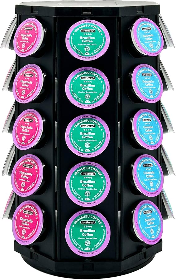 K Cup Coffee Pod Holder Storage Organizer Stand Compatible with 40 K-Cup