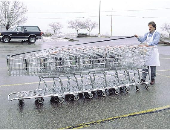 Nylon Shopping Cart Control Rope Case of 6, 77629