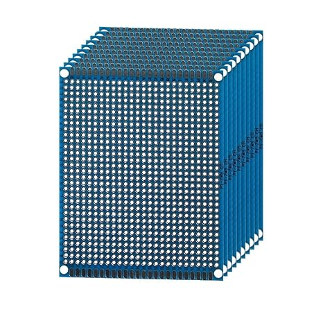 5PCS Double Side PCB Prototype Board 3x7 5x7 7x9cm Copper Plate All Protoboard,DIY Prototyping Printed Circuit for Ardu/*ino(5pcs 7x9CM)
